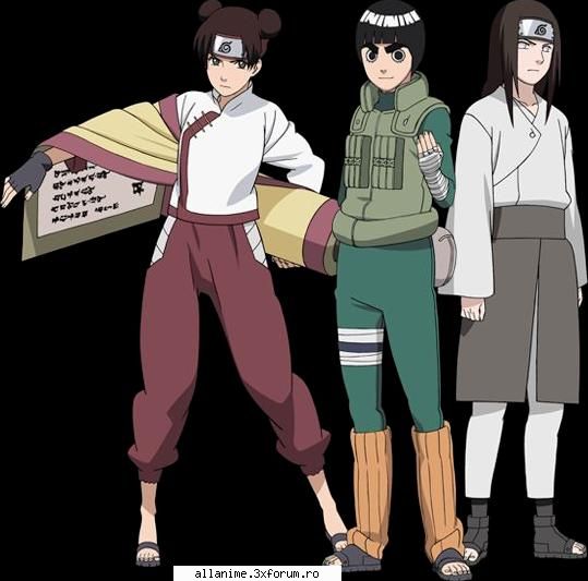 tenten tenten imi place shi mie,e dragutza shi uneori poarta cam dur bietul lee sau neji,desi cred Eternal Angel ~ Admin ~