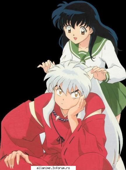 acest anime~ sau cuplu kagome imi place nebunie astia mai ales cand sunt singurei lasa inu oparte