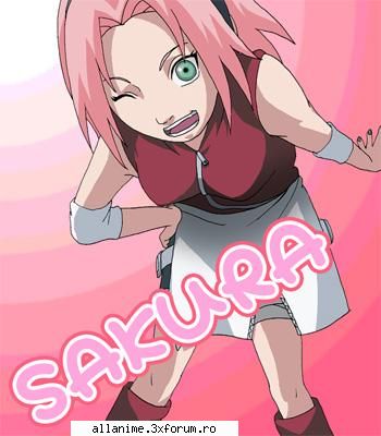 Haruno Sakura,Uchiha Sasuke & Uzumaki Naruto - si mie imi place naruto,cel mai mult de sakura - Naruto