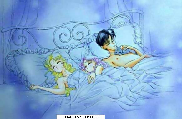 Sailor moon - In spatiu plutea o lumina aurie cu sclipri albe - Sailor Moon