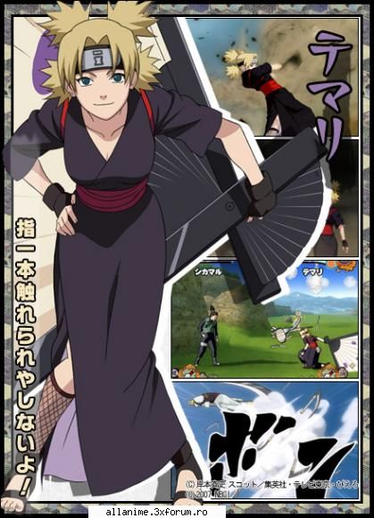 cum o considerati pe temari? - este o tipa super din echipa lui gaara - Naruto